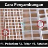 Fish Tank Divider Grid Aquarium Bottom Isolate Board Filter Tray Cover Holder Penutup Pemisah Boleh Dicantum Dipotong - Image 5