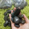 Dark Grey Polished Pebble River Stone Aquarium Garden Landscape 3-7cm