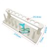 8 Holes 8 Pillar Test Tube with Rack Set with 10ml Plastic Test Tube Rak Tabung Uji 8 Lubang Tabung Uji Plastik 10ml - Image 4