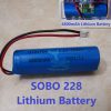 Sobo Air Pump Rechargeable Replacement Lithium Battery Air Drum SB568 SB228 SB218 SB748 SB988 SB8088 A12G  Spare Part - Image 7