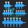 Aquarium fish tank air pump control valve Splitter 2 to 8 ways HappyFishLife