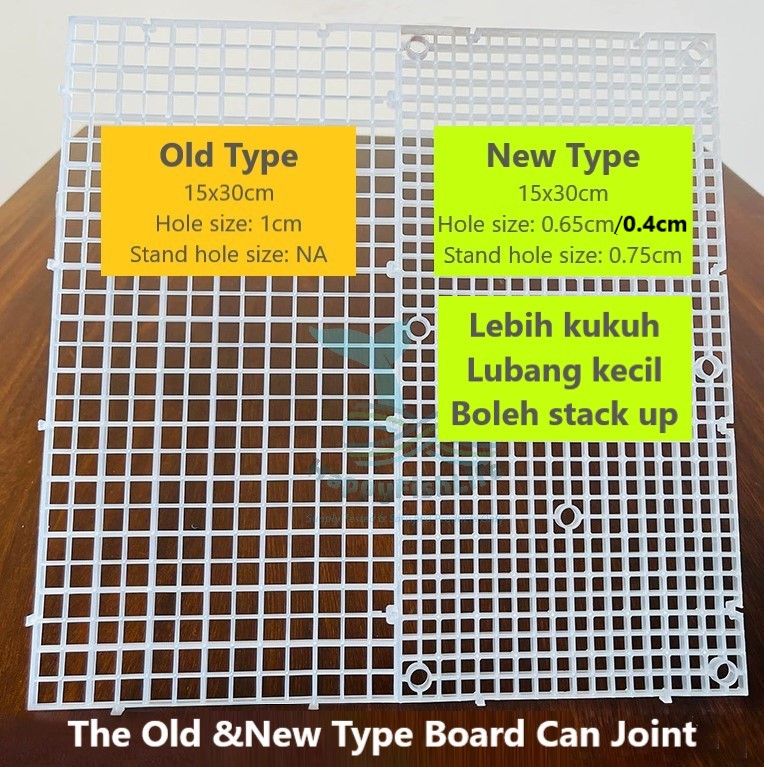 Fish Tank Divider Grid Aquarium Bottom Isolate Board Filter Tray Cover Holder Penutup Pemisah Boleh Dicantum Dipotong - Image 10