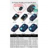 SB738 SB748 SB988 SB8088 SBLX228 Double Output 4 Output Rechargeable Silent Aquarium Air Pump - Image 2