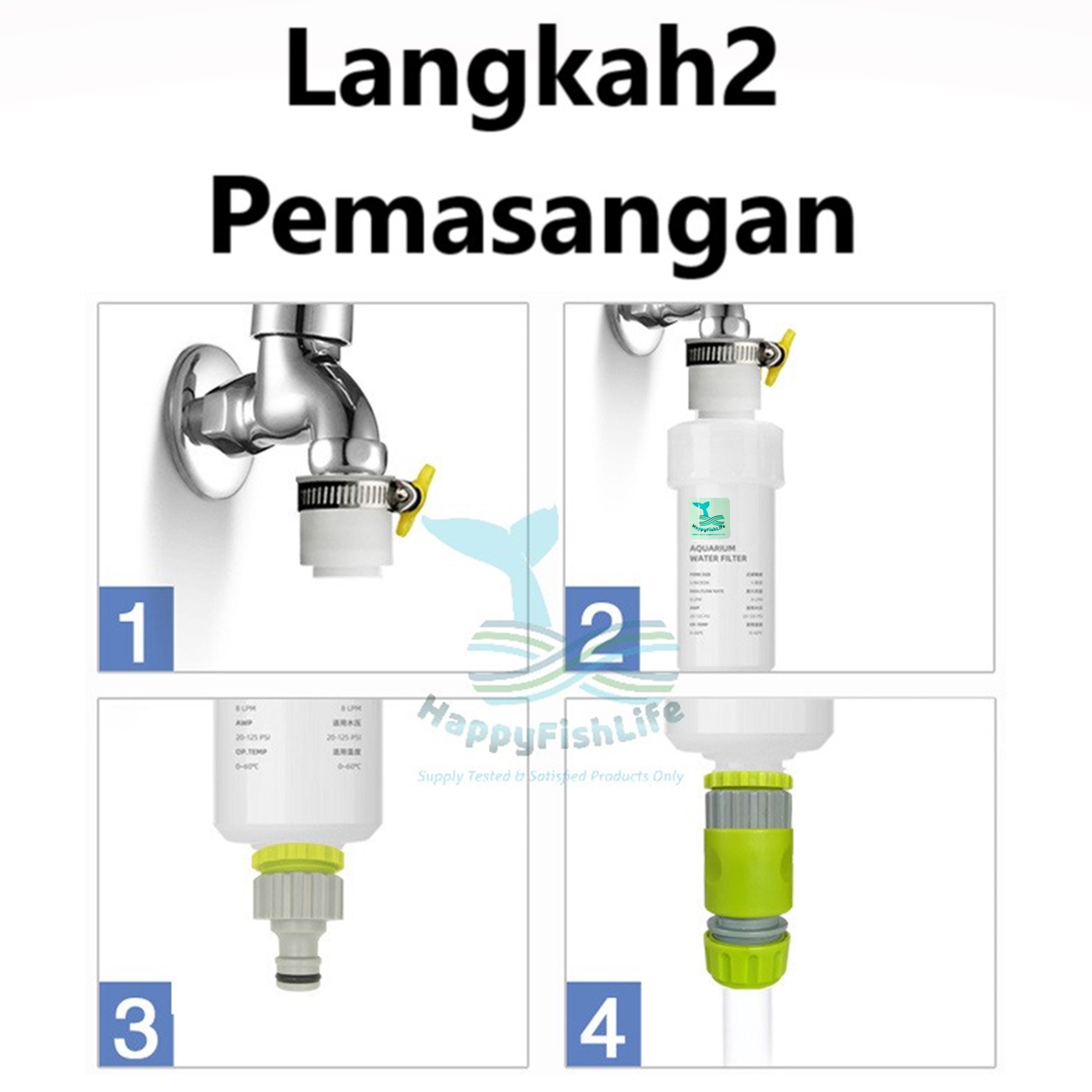 Anti Chlorine Aquarium water change filter chlorine remover filter water filter dirt bacteria filter safe for fish - Image 11