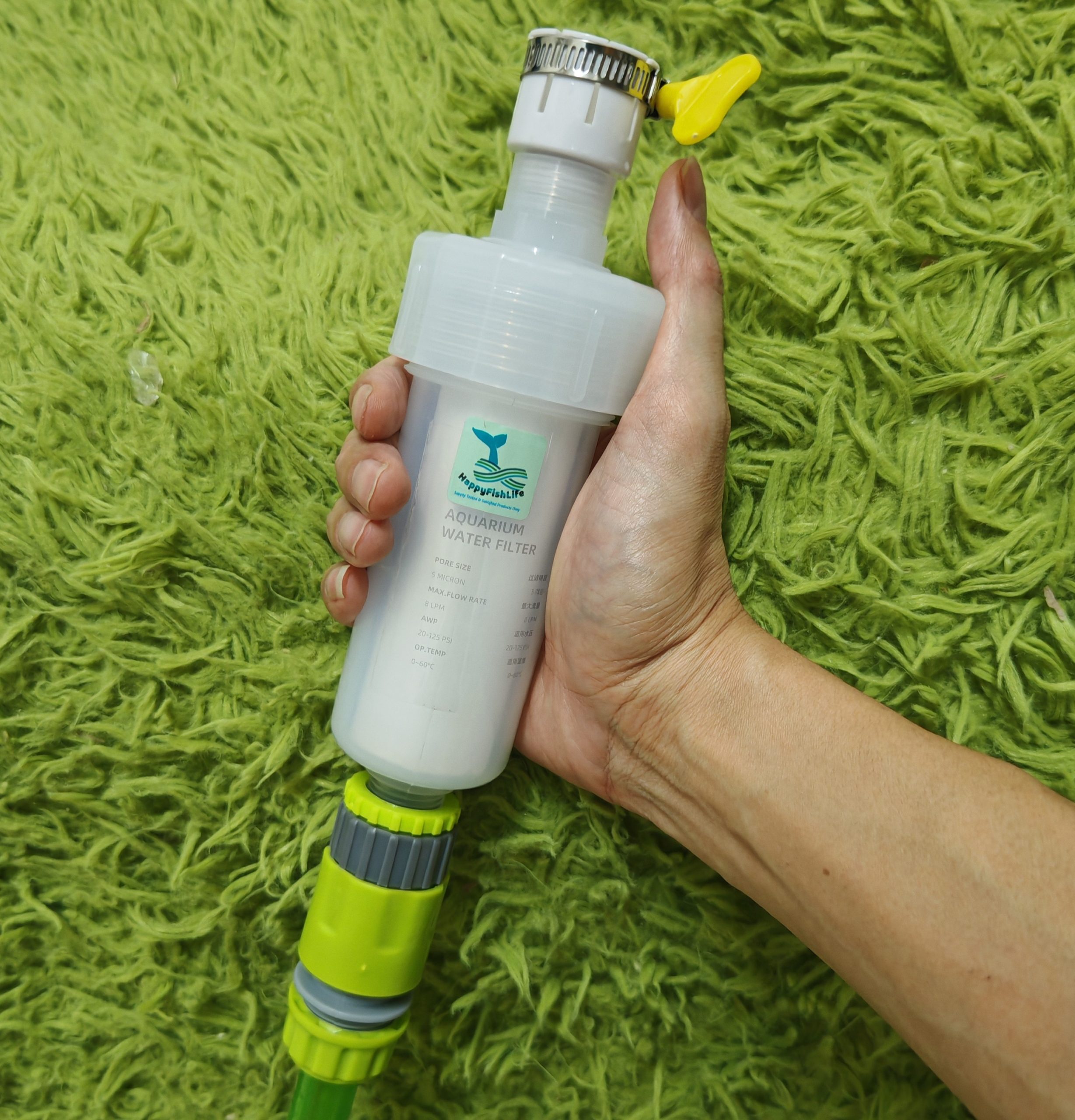 Anti Chlorine Aquarium water change filter chlorine remover filter water filter dirt bacteria filter safe for fish