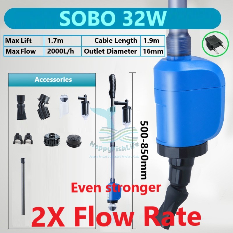 Aquarium Water Changer Suction Cleaning Pump Remove Refill Water Clean Sand Soil All-In-One 20W SunSunHXS03 - Image 5