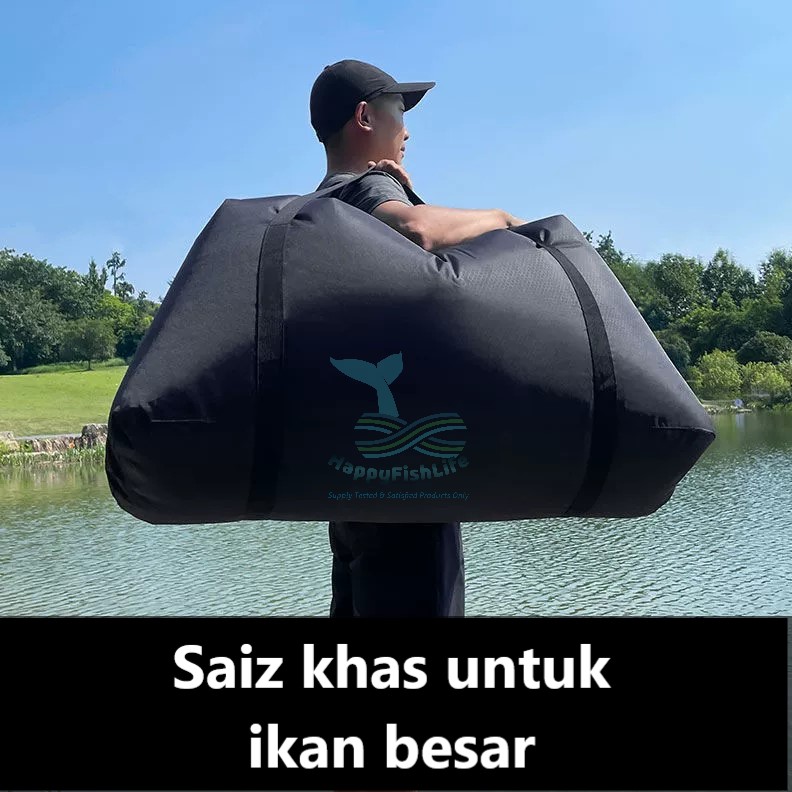Live Fish Transportation Fishing Bag Waterproof Heavy Duty Scratch proof Flood Fishing Camping Beg Pengangkutan Ikan - Image 5