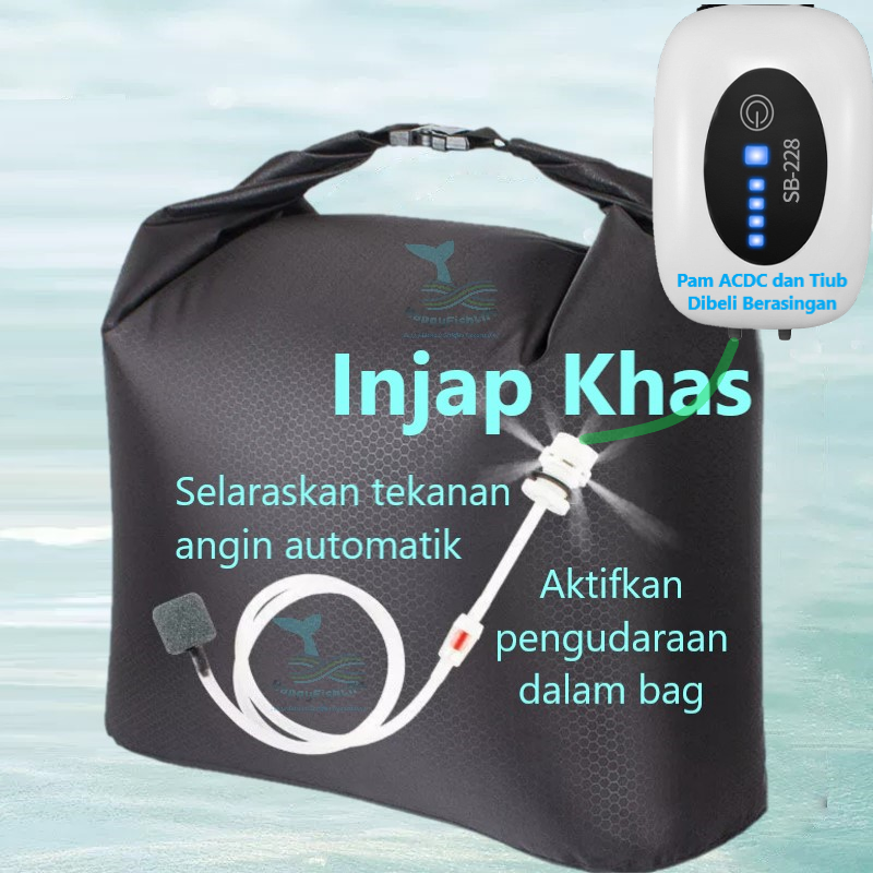 Live Fish Transportation Fishing Bag Waterproof Heavy Duty Scratch proof Flood Fishing Camping Beg Pengangkutan Ikan - Image 4