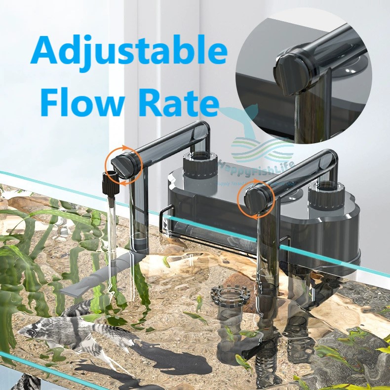 Silent Hang On Back HOB Filter SOBO SF350F / SF550F huge media space Lily pipe Skimmer 静音鱼缸过滤器 背挂式过滤器 Filter Akuarium - Image 3