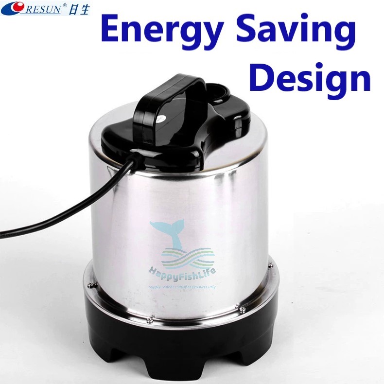 Resun Submersible Pump Stainless Steel Energy Saving Powerful Durable Pam Tenggelam Keluli Anti Karat Tahan Lasak Jimat Letrik Kuasa Kuat Penguin 2400 3200 4500 8500 Fish Pond Aquarium230W 8500L outdoor Koi Fish Pond HappyFishLife - Image 7