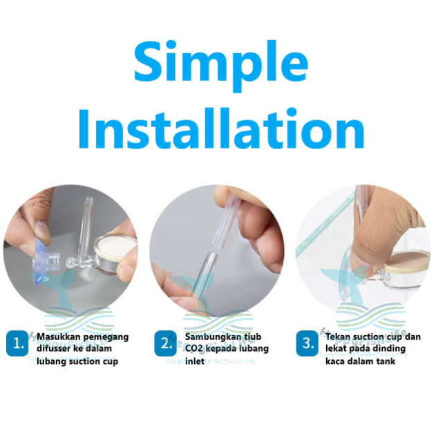 CO2 Diffuser Fine Nano Bubble Planted Tank Aquascape Tank New Design ZRDR HappyFishLife - Image 6