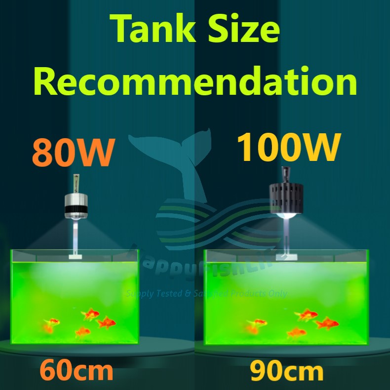 High Power Gold Fish LED Spotlight Colour Booster Green Carpet Algae Growth Povi HappyFishLife Lampu Ikan Emas Naik Keler Ikan Boost Algae Green Carpet - Image 9