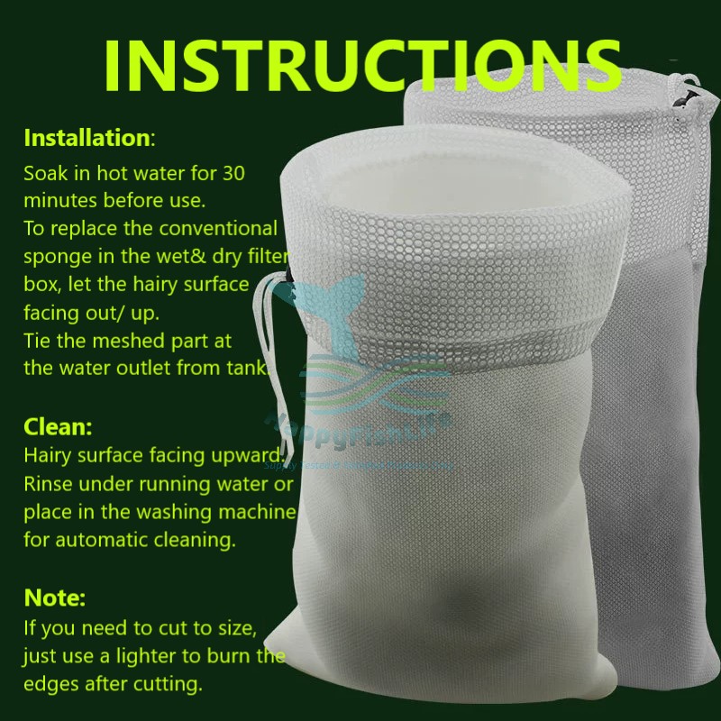 Aquarium Magic Filter Sock New Over Flow Design Drip Box Top Filter Sum Tank Gold Fish Koi Fish - Image 4