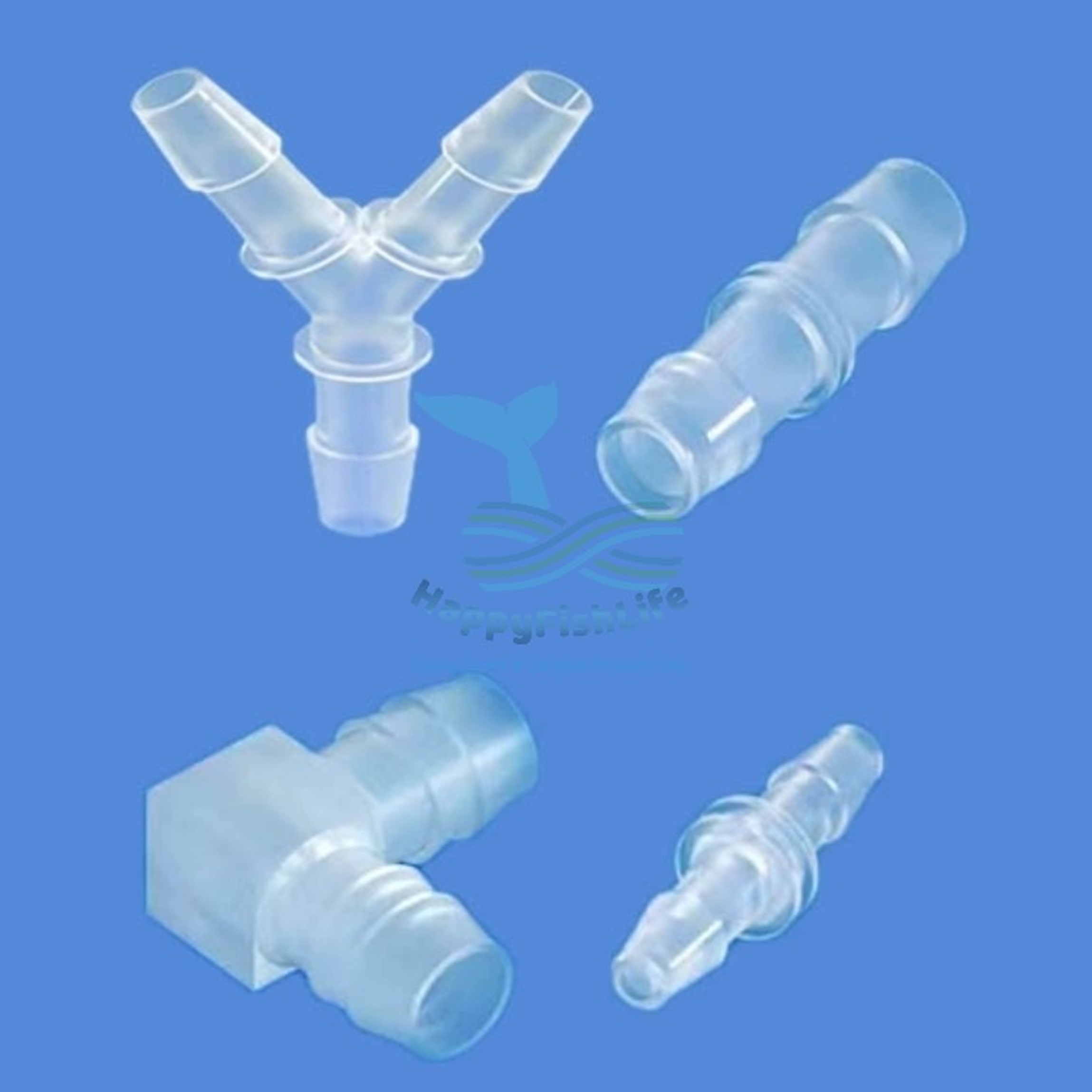 HappyFishLife Plastic Tube Hose Connector Diameter Reducer Penyambung Tiub Penukar Diameter - Image 3