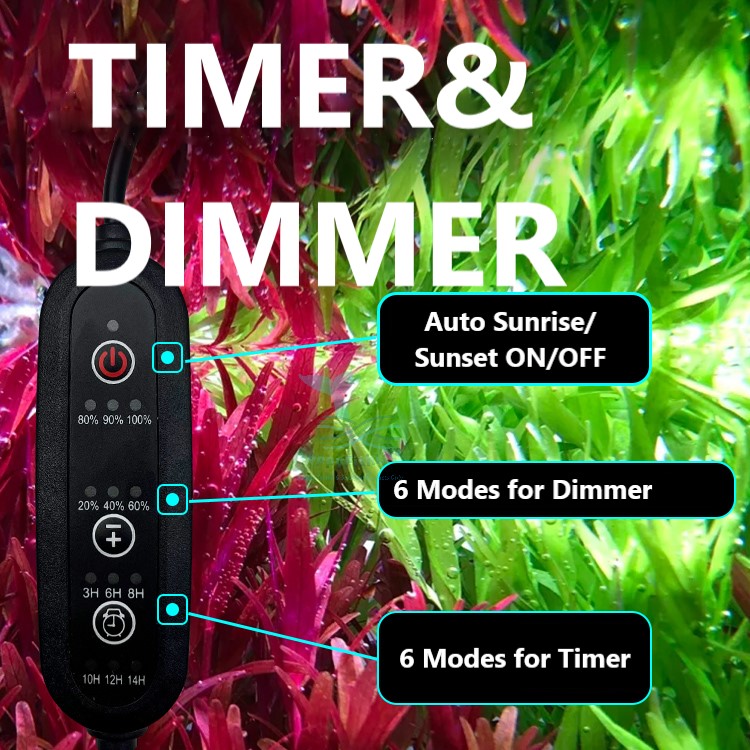 New Povi High Penetration Professional Full Spectrum Aquascape Aquarium WRGB LED Light HappyFishLife - Image 5