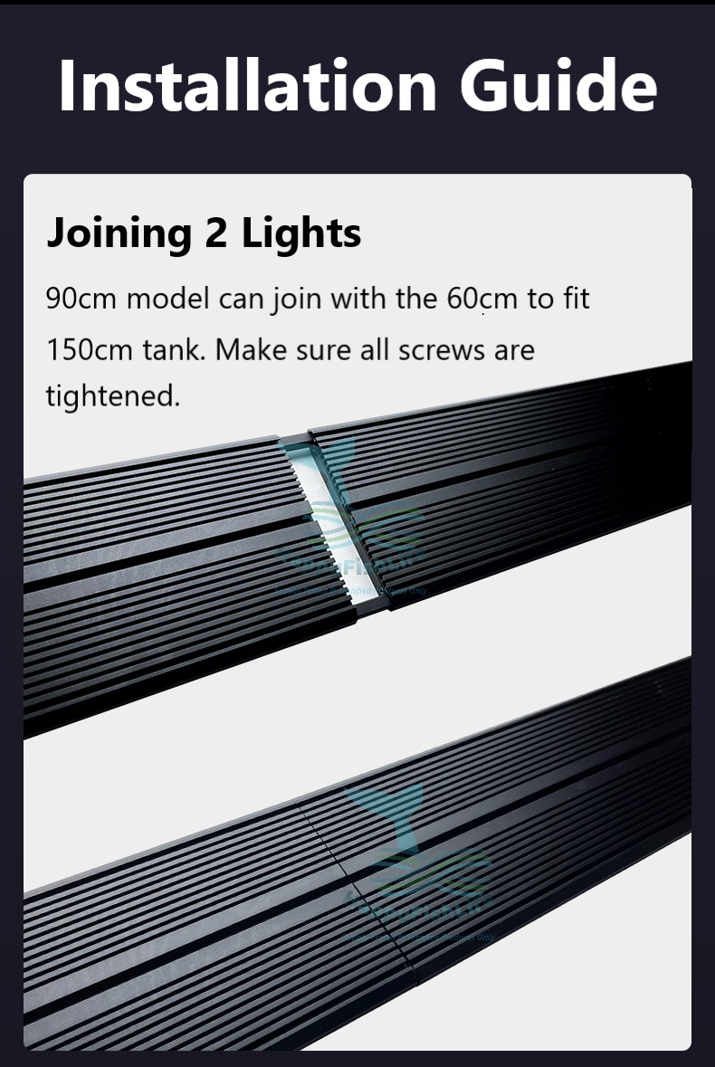 New Povi High Penetration Professional Full Spectrum Aquascape Aquarium WRGB LED Light HappyFishLife - Image 15