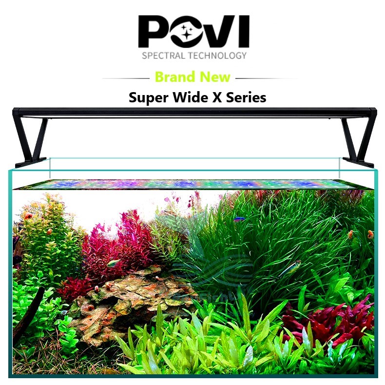 New Povi High Penetration Professional Full Spectrum Aquascape Aquarium WRGB LED Light HappyFishLife - Image 2