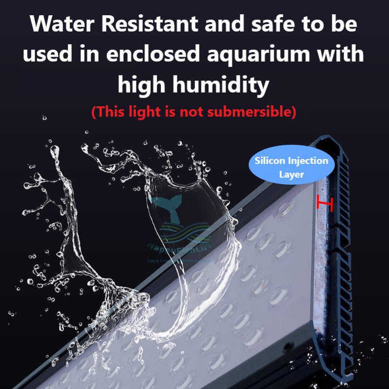 New Povi High Penetration Professional Full Spectrum Aquascape Aquarium WRGB LED Light HappyFishLife - Image 10