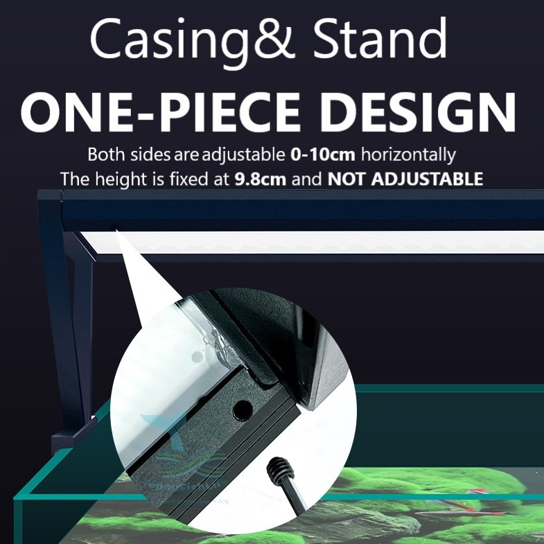 New Povi High Penetration Professional Full Spectrum Aquascape Aquarium WRGB LED Light HappyFishLife - Image 3