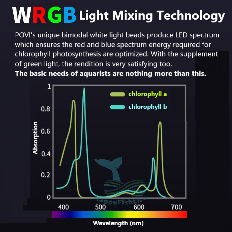 New Povi High Penetration Professional Full Spectrum Aquascape Aquarium WRGB LED Light HappyFishLife - Image 9