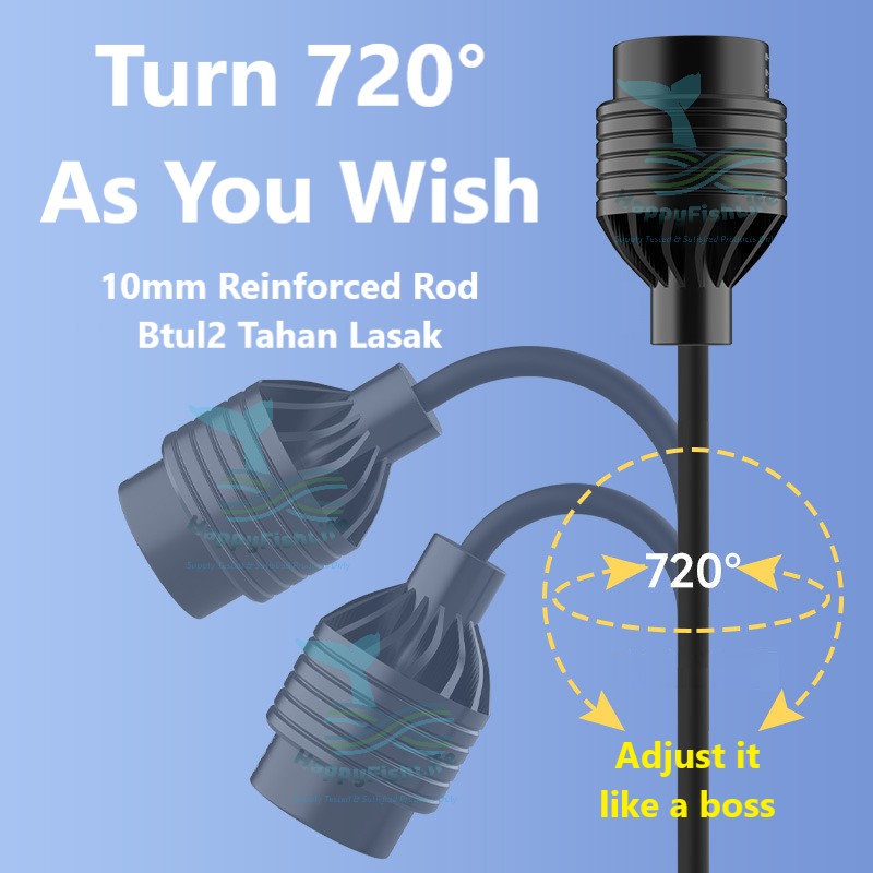 Happyfishlife Spotlight Three Modes COB LED Adjust Zoom Aquarium Light BlackWater Aquascape 原生缸鱼缸灯 - Image 8