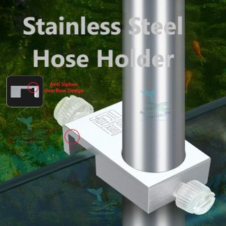 ZRDR Stainless steel aquarium hose holder water inlet outlet 12mm 16mm holder happyfishlife