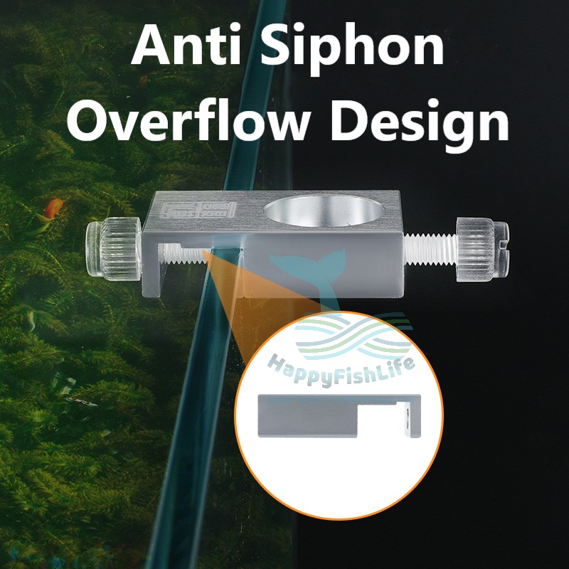 ZRDR Stainless steel aquarium hose holder water inlet outlet 12mm 16mm holder happyfishlife - Image 2