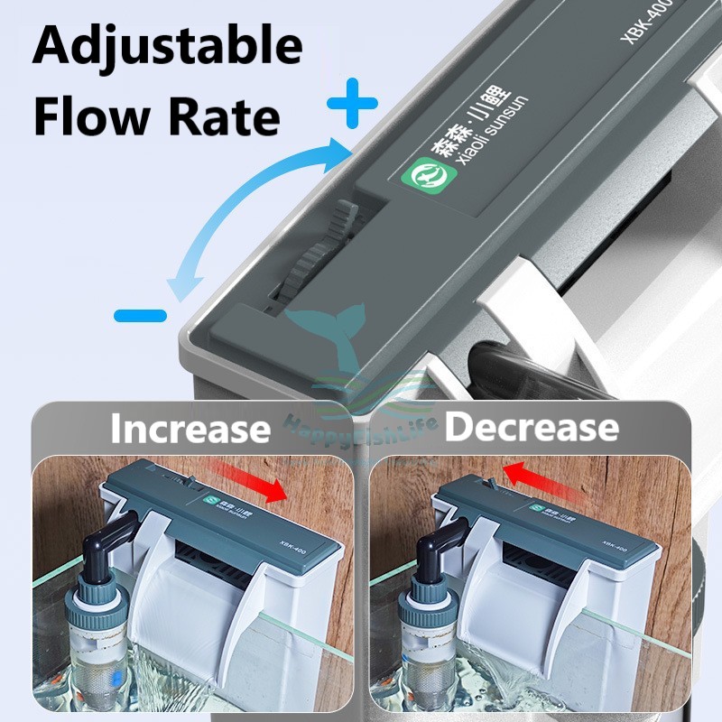 SunSun Hang On Back Water Fall Aquarium Filter Fish Toilet Fish Poop Segregation Pengasingan Najis - Image 5
