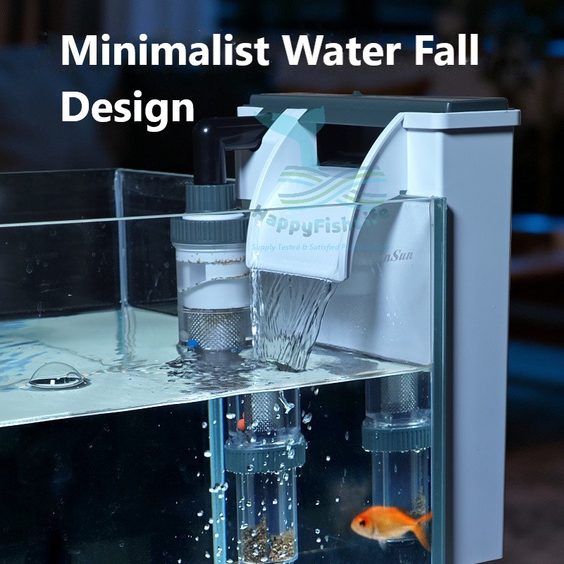 SunSun Hang On Back Water Fall Aquarium Filter Fish Toilet Fish Poop Segregation Pengasingan Najis - Image 2