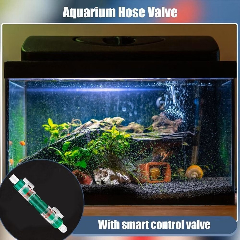 HappyFishLife Aquarium Water Flow Control Valve Filter Hose Connector 12/16mm - Image 7