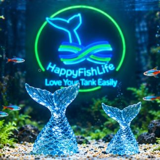 HappyFishLife Aquarium Decoration Fish Mermaid Tail Figure Hiasan Akuarium Ekor Ikan Duyung